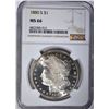 Image 1 : 1880-S MORGAN DOLLAR NGC MS66
