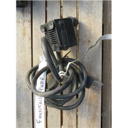 5 FOUNTAIN PUMPS (5 TIMES BID PRICE)