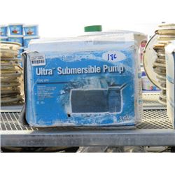 1 ULTRA SUBMERSIBLE PUMP 1000GPH
