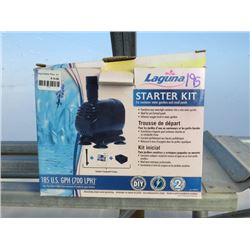 1 LAGUNA STARTER KITS FOR WATER GARDEN/ POND 185GPH