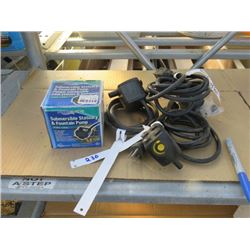 4 AQUASCAPE SUBMERSIBLE STATUARY AND FOUNTAIN PUMPS 75GPH (4 TIMES BID PRICE)