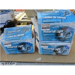 3 AQUASCAPE WATERFALL LIGHTS (3 TIMES BID PRICE)