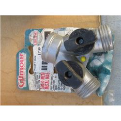 6 GILMOR HOSE CONNECTORS DOUBLE (6 TIMES BID PRICE)