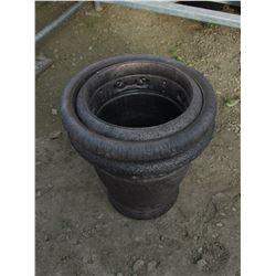 3 ROUND ROUND POTS 2-14", 1_11" ( 3 TIMES BID PRICE)