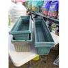 Image 1 : 5 PLANTERS: 2-29"X7", 2-24"X7.5", 1-24"X8" (5 TIMES BID PRICE)