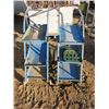 Image 1 : 2 BLUE TROLLIES ON WHEELS (2TIMES BID PRICE)