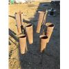 Image 1 : 2 METAL PLANT STANDS C/W 3 POTS EACH
