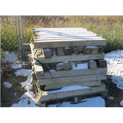 PALLET OF SHORT TREATED 4X4