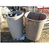 Image 1 : 2 PLASTIC GARBAGE CANS