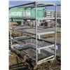 Image 1 : METAL RACK, C/W WHEELS & SHELVES, 70"X29"