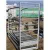 Image 1 : METAL RACK, C/W WHEELS & SHELVES, 70"X29"