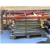 Image 3 : 4 PILES OF METAL SHELVING