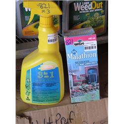 3 SAFERS 3IN1 GARDEN SPRAY 1 L, 1 WILSON 50% MALATHION LIQUID INSECTICIDE