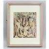 Image 2 : WIFREDO LAM Cuban 1802-1982 Gouache on Paper