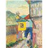 Image 1 : Signed French 1874-1949 Oil on Canvas Cityscape