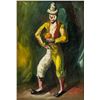 Image 1 : Oil on Board Spanish Artist Clown Dated 1971
