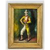 Image 2 : Oil on Board Spanish Artist Clown Dated 1971