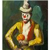 Image 3 : Oil on Board Spanish Artist Clown Dated 1971
