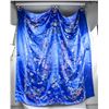Image 1 : Chinese Blue Silk and Embroidery Bed Sheet