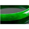 Image 3 : Burma Green Hardstone Carved Bangle