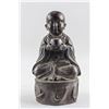 Image 1 : Chinese Gilt Bronze Cast Small Monk Statue