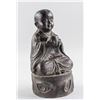 Image 2 : Chinese Gilt Bronze Cast Small Monk Statue