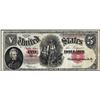 Image 1 : 1907 $5 Woodchopper Legal Tender Note