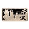 Image 1 : 500 Grain Sterling Silver Franklin Mint 100 Greatest Americans Ingot