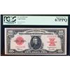 Image 1 : 1923 $10 'Pokerchip' Legal Tender Note Fr.123 PCGS Superb Gem New 67PPQ
