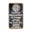 Image 2 : The First National Bank of Chicago John Hancock Center 1 oz .999 Fine Silver Art