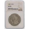 Image 1 : 1887-O $1 Morgan Silver Dollar Coin NGC AU58