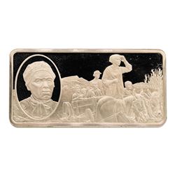 500 Grain Sterling Silver Franklin Mint 100 Greatest Americans Ingot