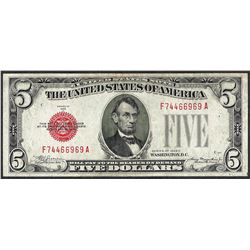 1928C $5 Legal Tender Note