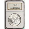 Image 1 : 1888 $1 Morgan Silver Dollar Coin NGC MS65