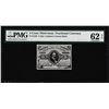 Image 1 : 1863 Five Cents Third Issue Fractional Note Fr.1238 PMG Uncirculated 62EPQ