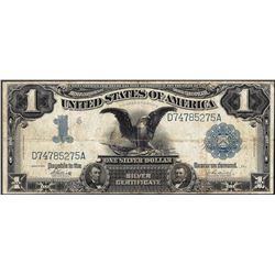 1899 $1 Black Eagle Silver Certificate Note
