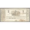 Image 1 : 1864 $1 State of Louisiana Obsolete Note