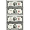 Image 1 : Lot of (4) 1963A $2 Legal Tender Notes