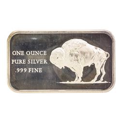 1976 America Bi-Centennial Madison Mint 1 oz .999 Fine Silver Art Bar