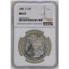 Image 1 : 1881-S $1 Morgan Silver Dollar Coin NGC MS65