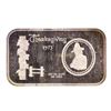 Image 1 : 1973 Thanksgiving Madison Mint 1 oz .999 Fine Silver Art Bar