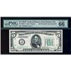 Image 1 : RARE 1934D $5/10 Double Denomination Federal Reserve Note ERROR PMG Gem Unc. 66E