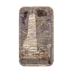The First National Bank of Chicago John Hancock Center 1 oz .999 Fine Silver Art