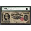 Image 1 : 1891 $1 Martha Washington Silver Certificate Note Fr.223 PMG Choice Fine 15