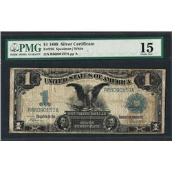 1899 $1 Black Eagle Silver Certificate Note Fr.236 PMG Choice Fine 15