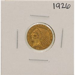 1926 $2 1/2 Indian Head Quarter Eagle Gold Coin