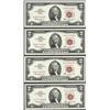 Image 1 : Lot of (4) 1963 $2 Legal Tender Notes