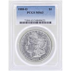 1888-O $1 Morgan Silver Dollar Coin PCGS MS63