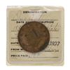 Image 1 : 1833 Large One Cent Coin in Old Flip