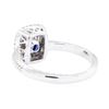 Image 3 : 18KT White Gold 1.49 ctw Sapphire and Diamond Ring